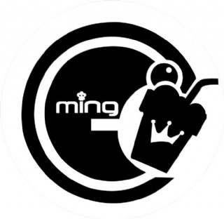 ming 奶茶店logo