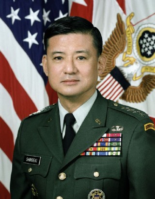 前美陆军总参谋长 艾力 肯 新关将军图片