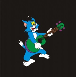 汤姆弹吉他图片