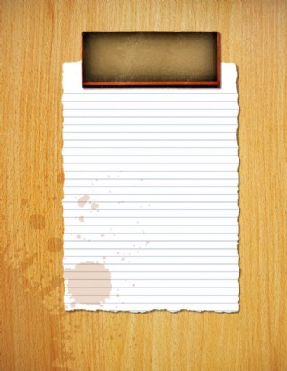 撕烂的纸牛皮纸木纹图片